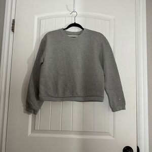 Nike Vintage | Sweatshirt Heather Gray Crewneck Cropped | Women's M‎